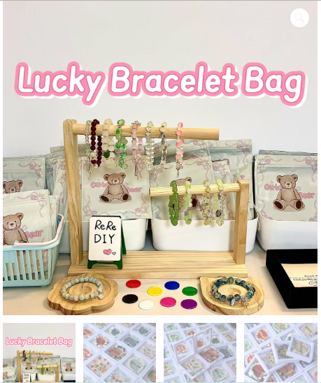 Lucky bracelet bag-5 bags(at least 7bracelets)